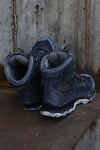 11 by boris bidjan saberi Hand-dyed high-top sports shoes series Very comfortable to wear Slightly increased height Made in Germany BOOT2-HEI Dyed black P111
